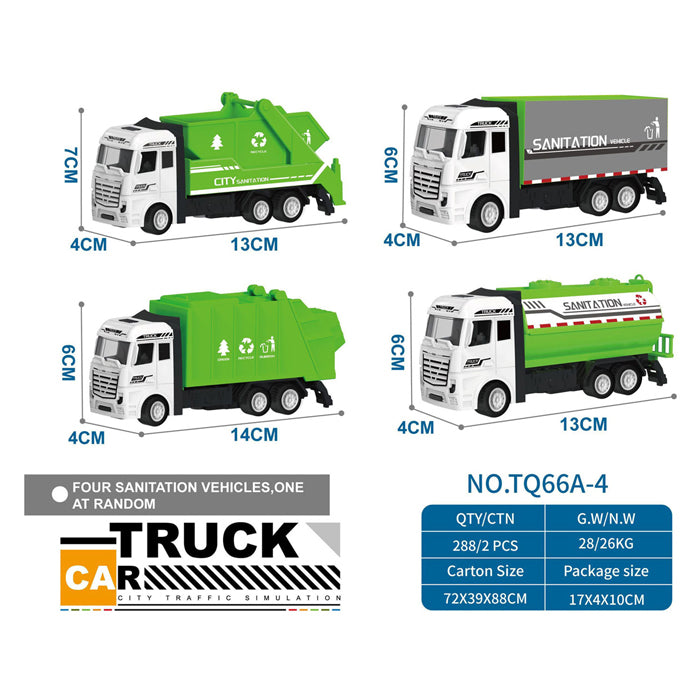 Tirez le camion arrière vert