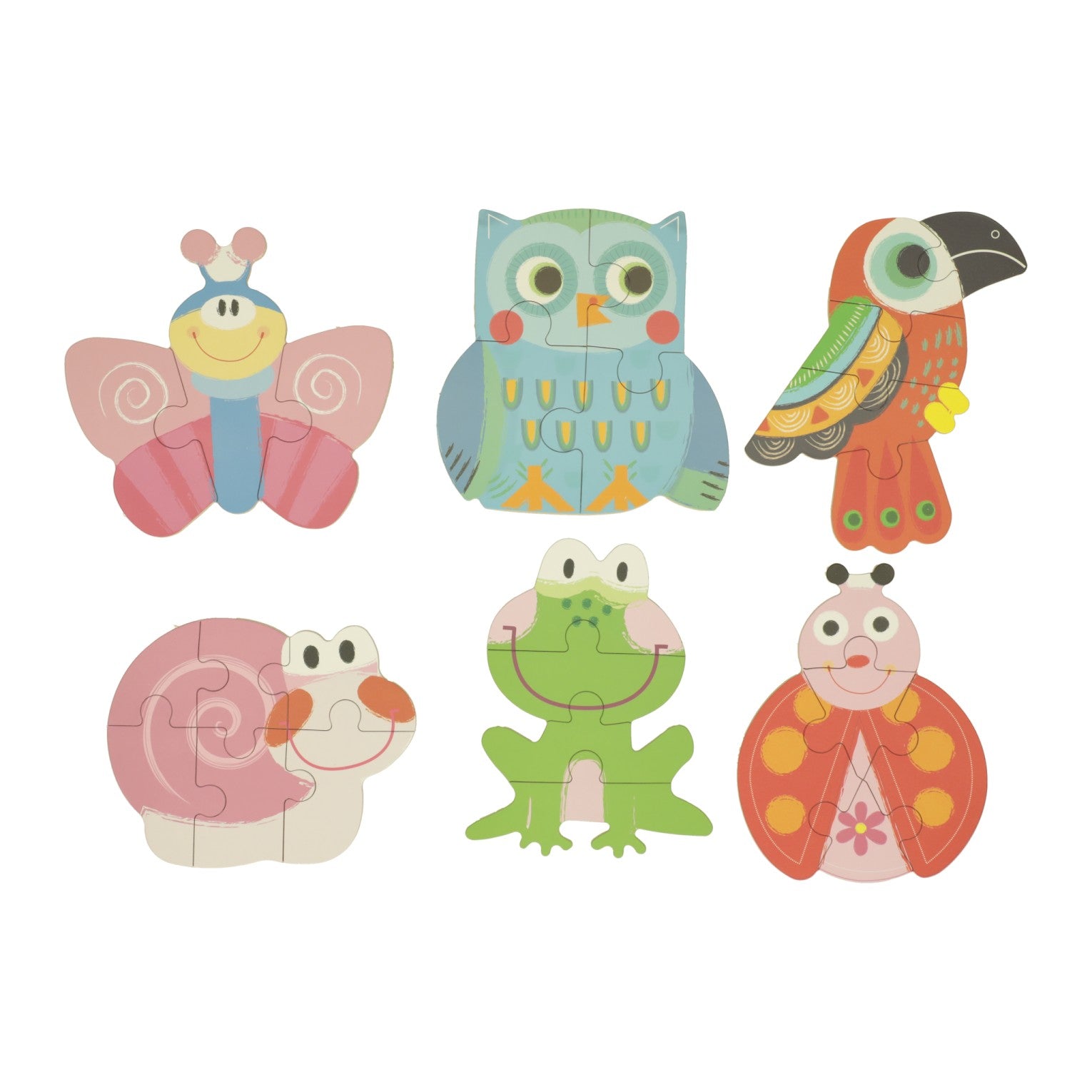 Mes 6 premiers puzzles d’animaux en conserve