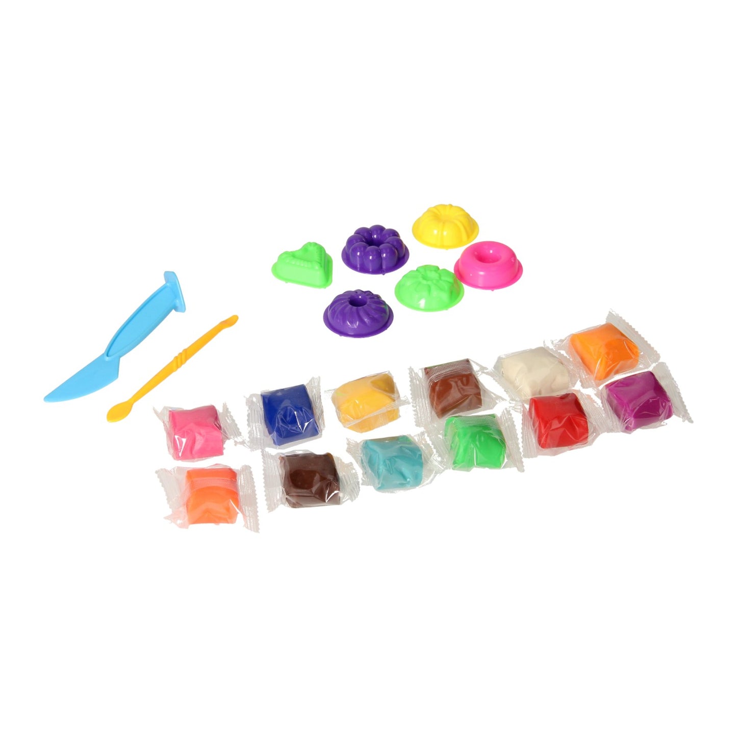 Réaliser des beignets dans une boîte de rangement - 12 couleurs d'argile