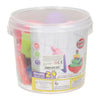 Ensemble d'argile dans une boîte de rangement pour crème glacée - 24 couleurs d'argile