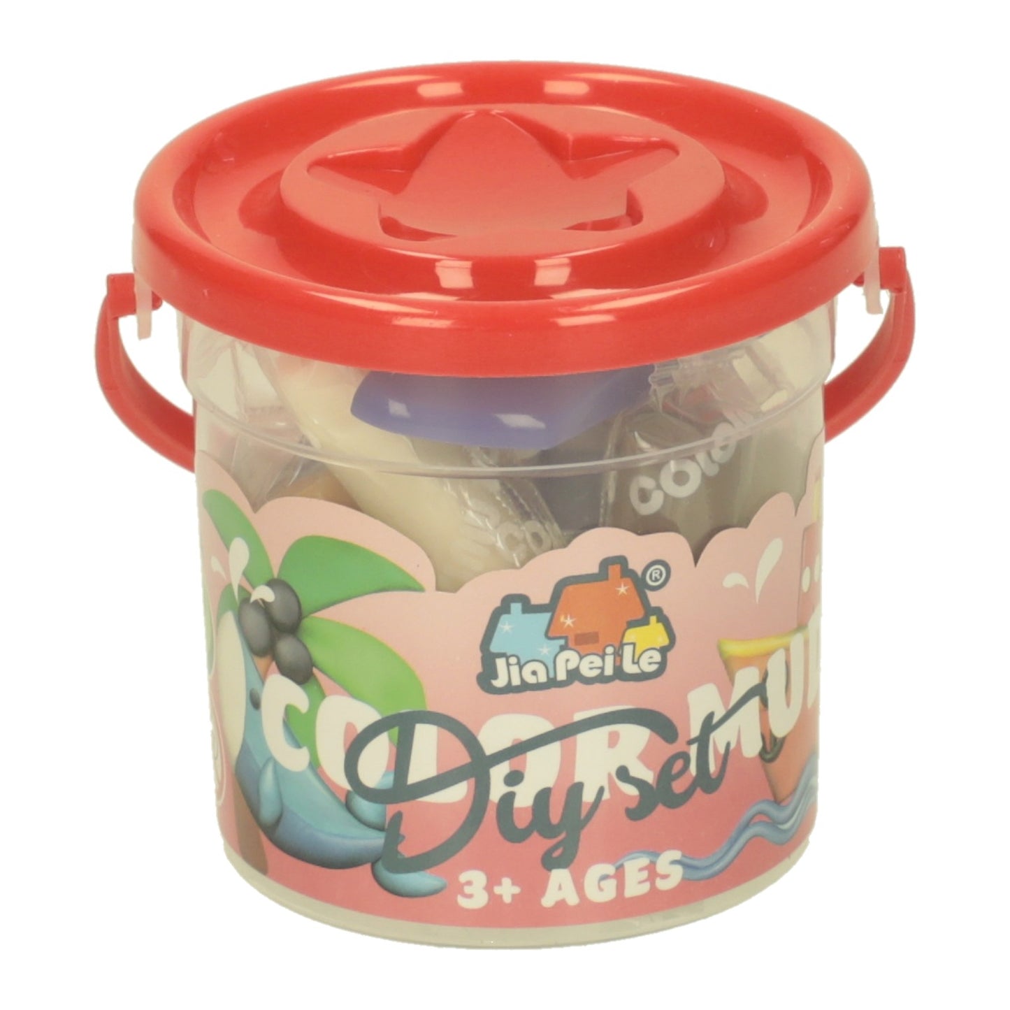 Argile en fût - 9 couleurs d'argile - 13 pcs.