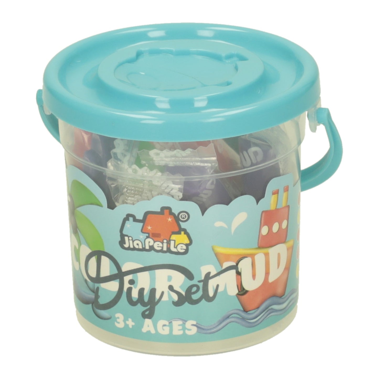 Argile en fût - 9 couleurs d'argile - 13 pcs.