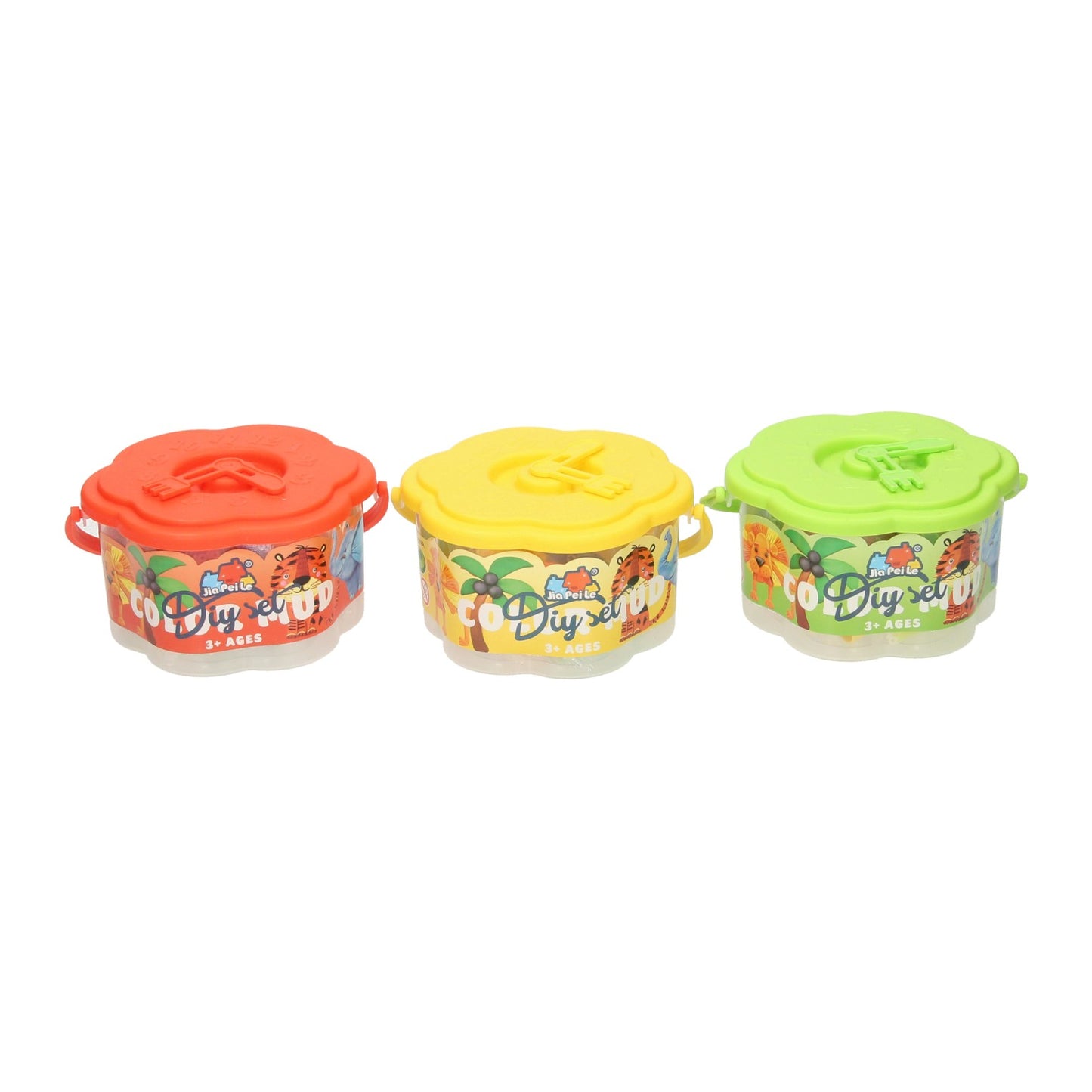 Argile en fût - 18 couleurs d'argile - 21 pcs.