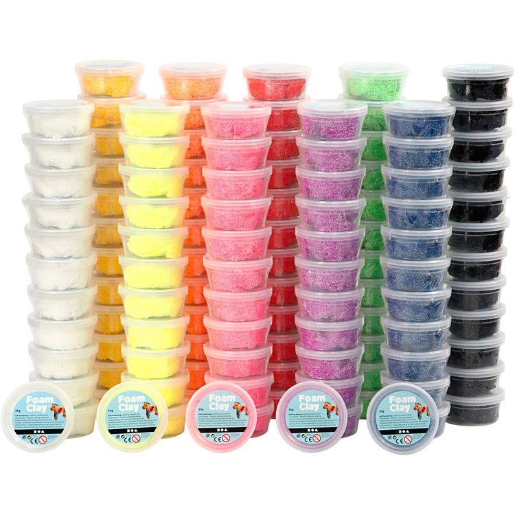 Foam Clay ®, différentes couleurs, boîte 10x12 1