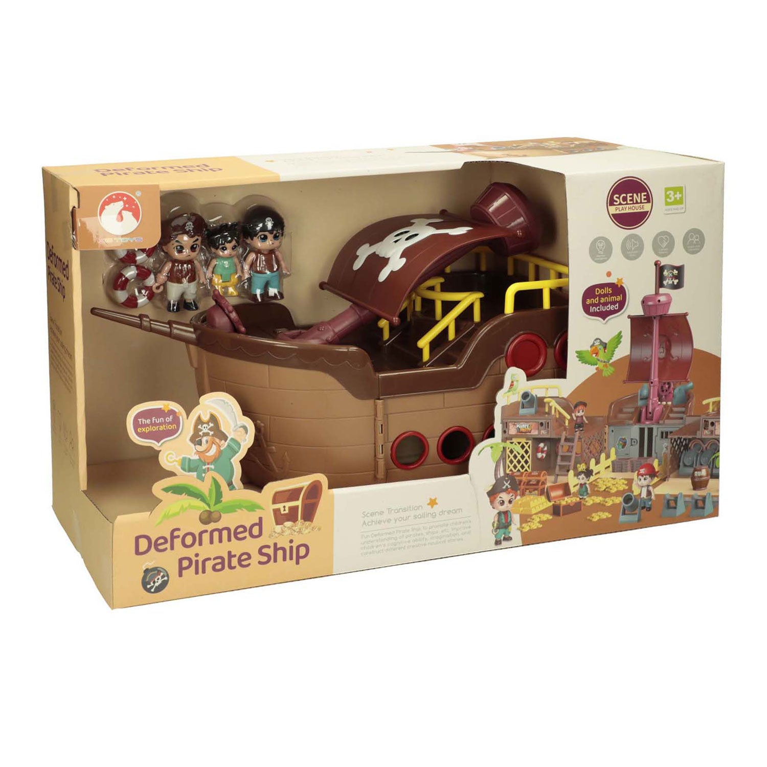 jouer au bateau pirate set