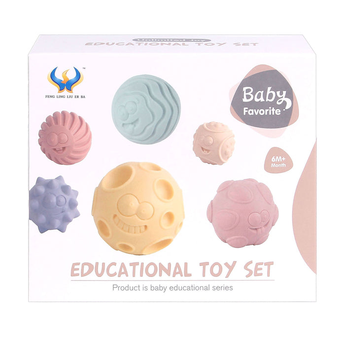 Boules sensorielles motrices hanche, 6 pcs.
