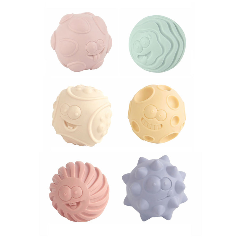 Boules sensorielles motrices hanche, 6 pcs.