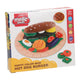 Set d'argile sandwich alimentaire sain - 4 couleurs d'argile
