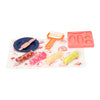 Set d'argile sandwich alimentaire sain - 4 couleurs d'argile