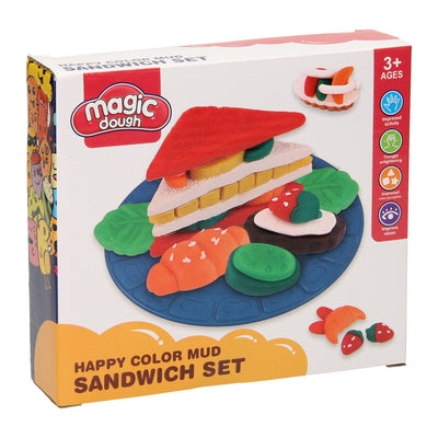 Sandwich alimentaire en argile - 4 couleurs d'argile