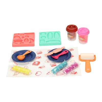 Set déjeuner de luxe en argile - 5 couleurs d'argile