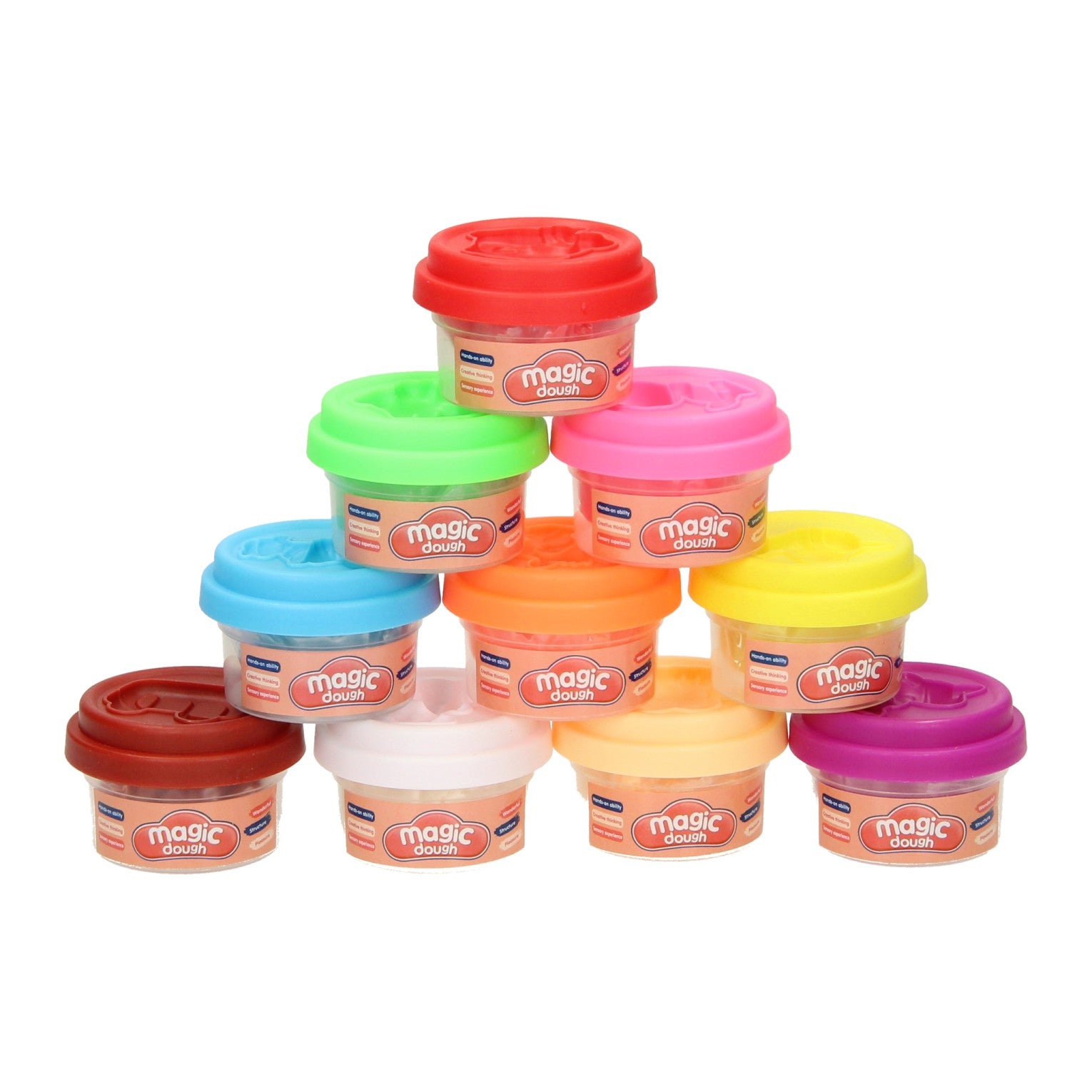 Set d'argile 10 couleurs plein de goodies
