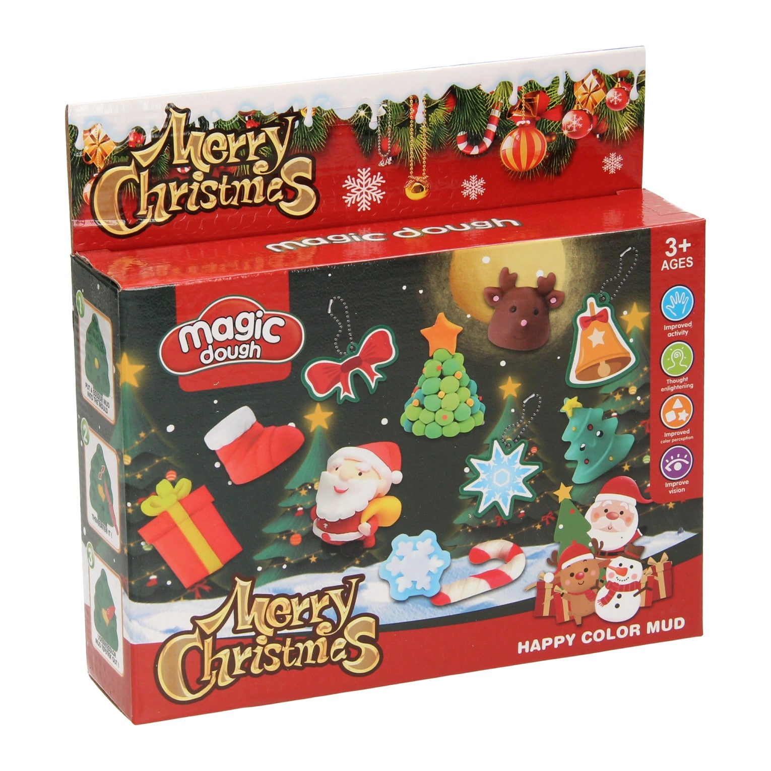 Argilez vos propres pendentifs de Noël - 4 pots en argile