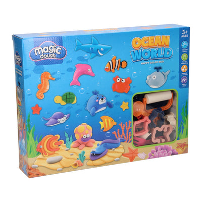 Set en argile monde sous-marin - 6 pots en argile