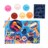 Set en argile monde sous-marin - 6 pots en argile