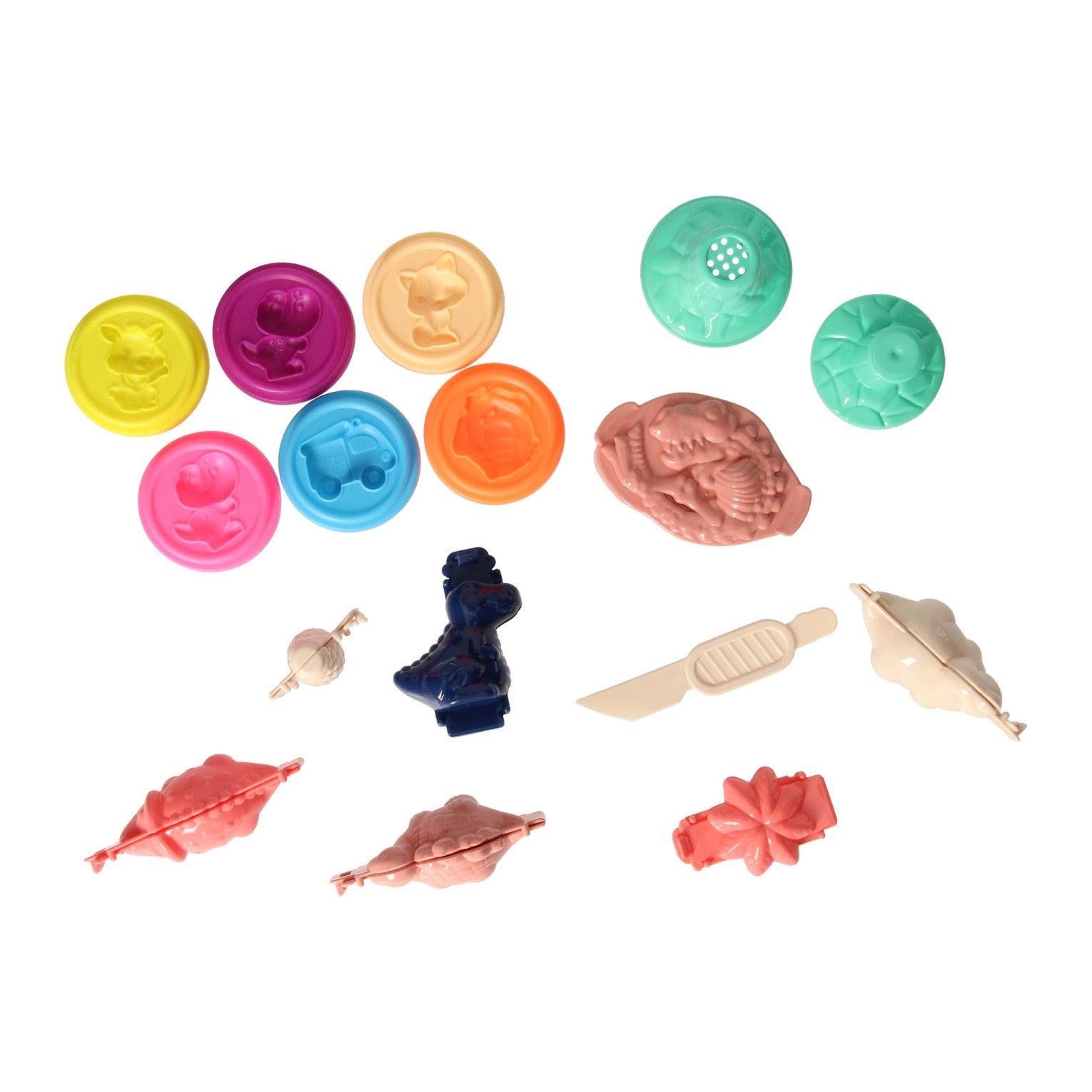 Set en argile Dino World - 6 pots en argile