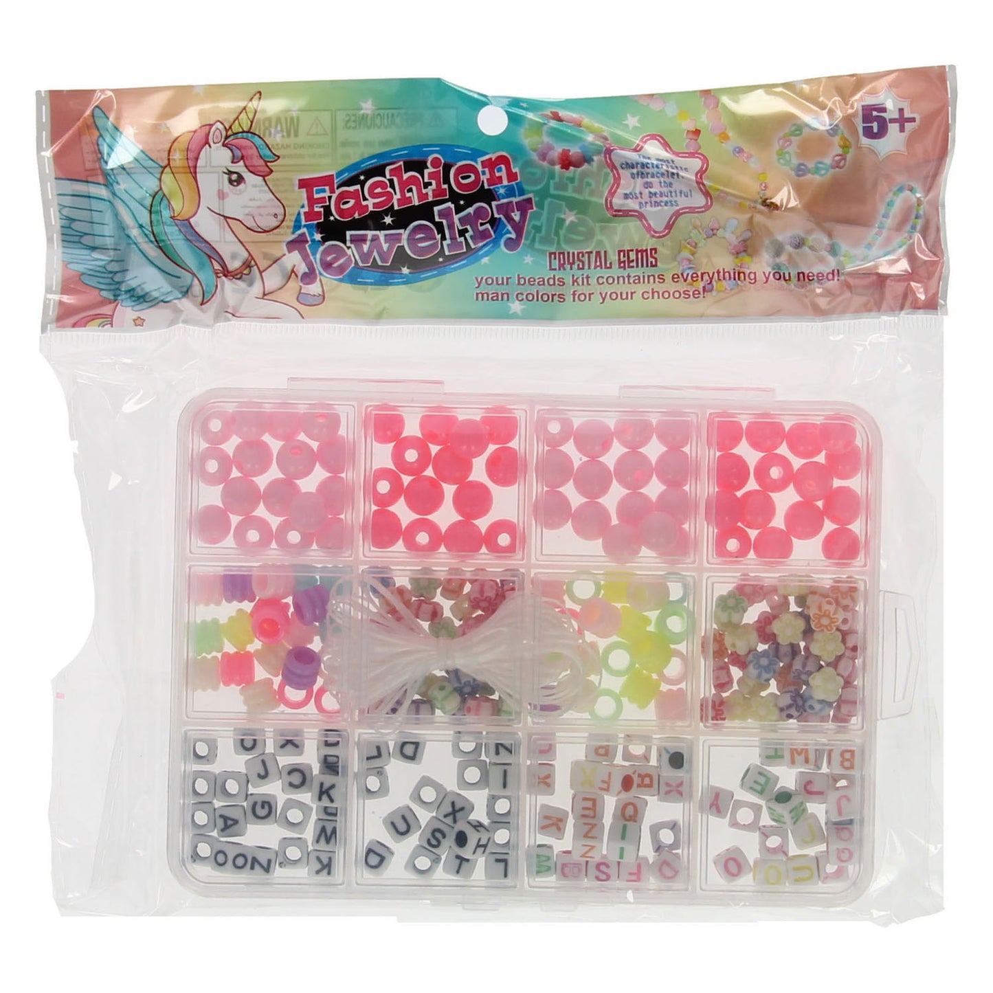 Installation de perles dans la boîte de stockage