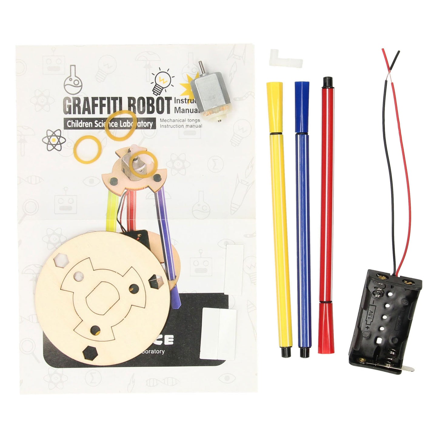 Robot de dessin en kit de construction