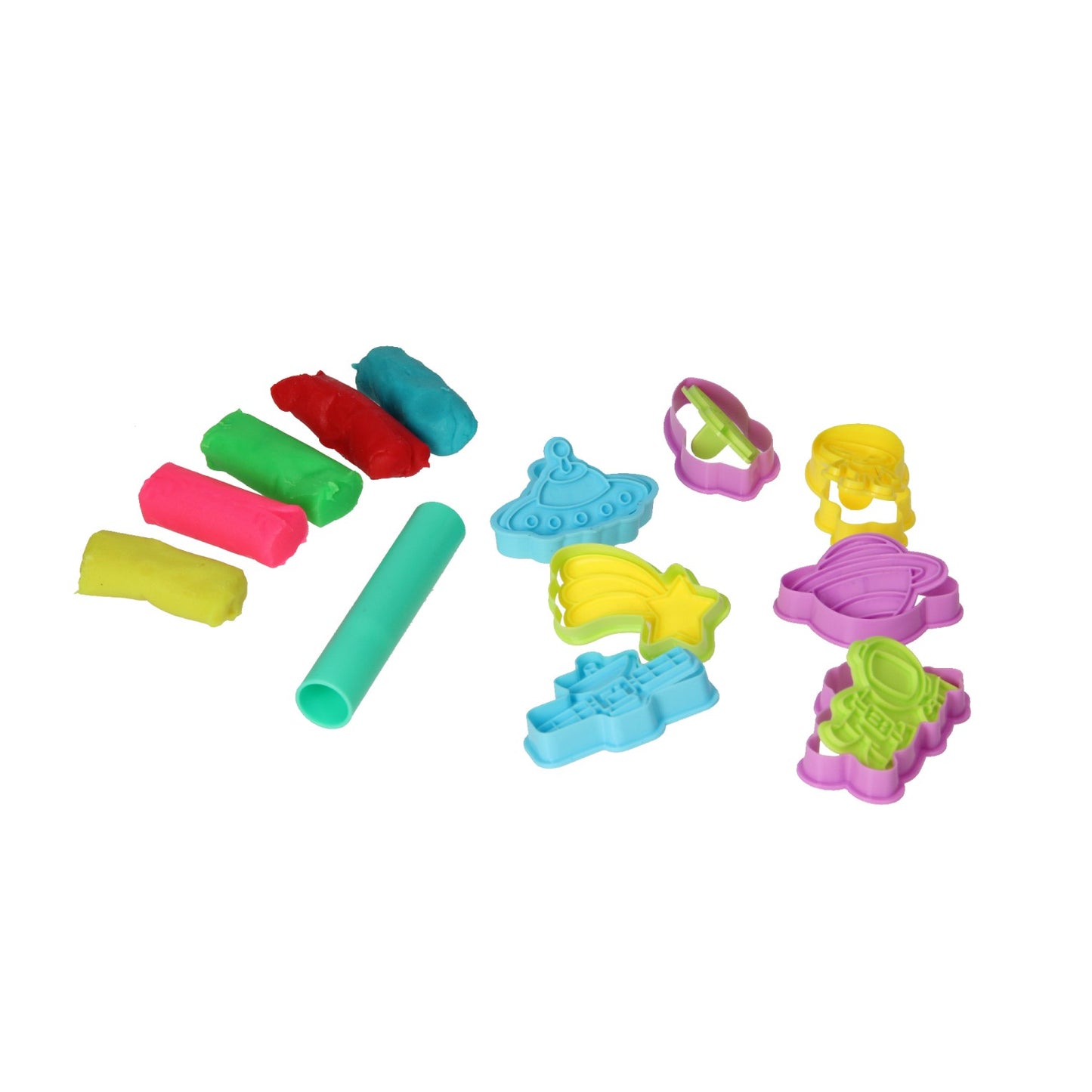Ensemble d'argile de voyage spatial - 5 couleurs d'argile