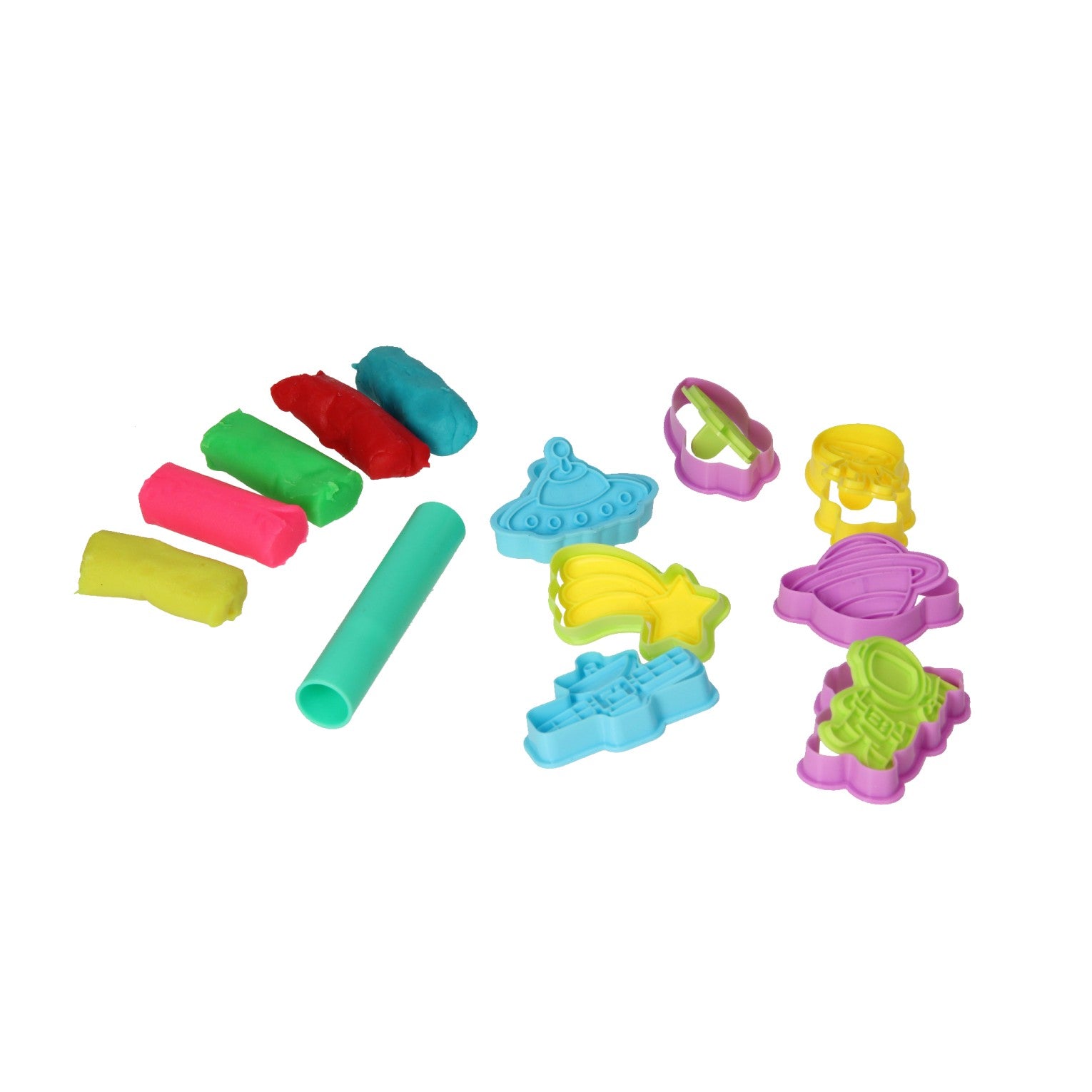 Ensemble d'argile de voyage spatial - 5 couleurs d'argile
