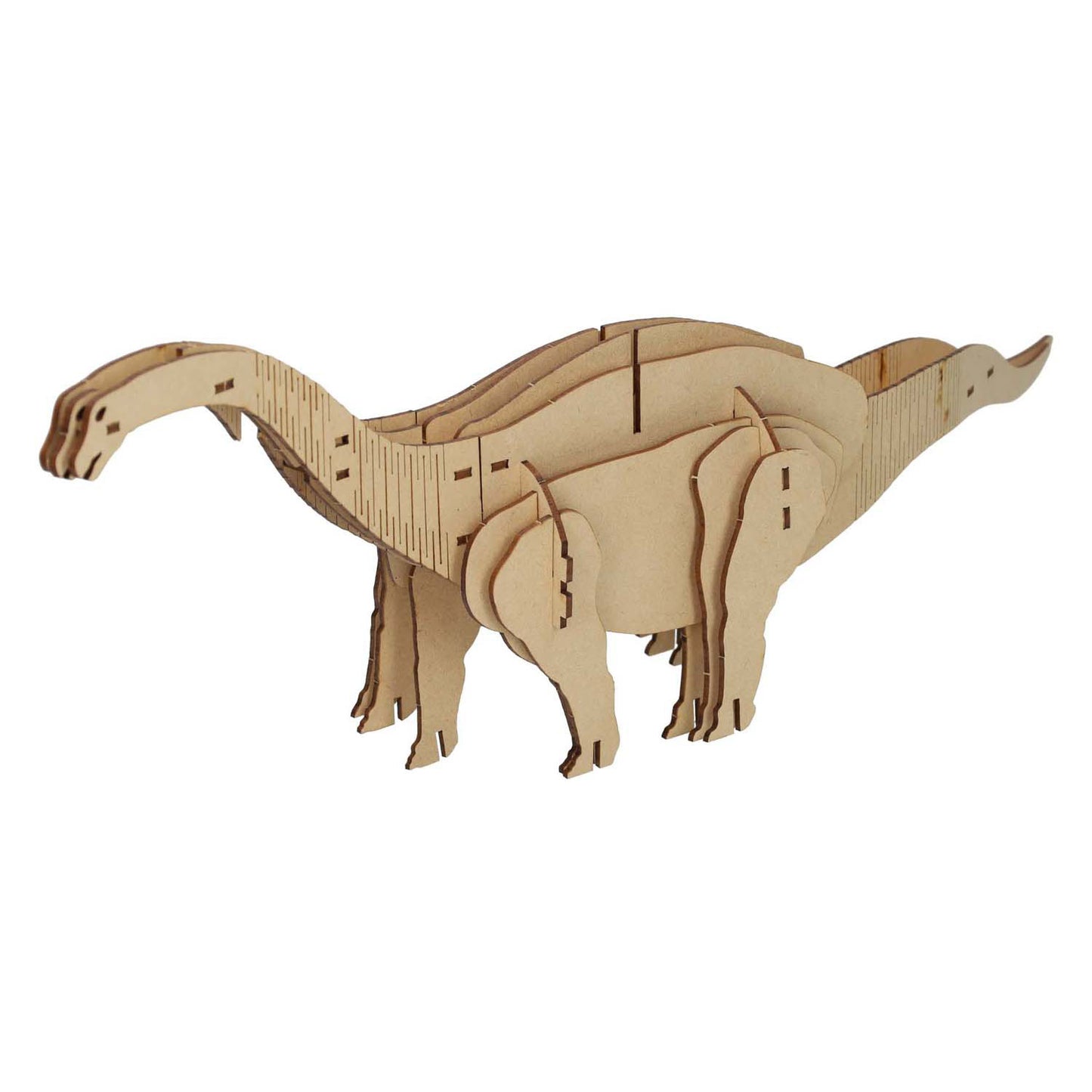 Kit de construction en bois dinosaure 3D diplodocus