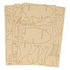 Kit de construction en bois dinosaure 3D diplodocus