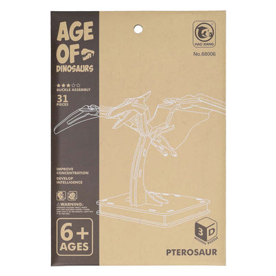 Kit de construction en bois dinosaure ptérosaure 3D