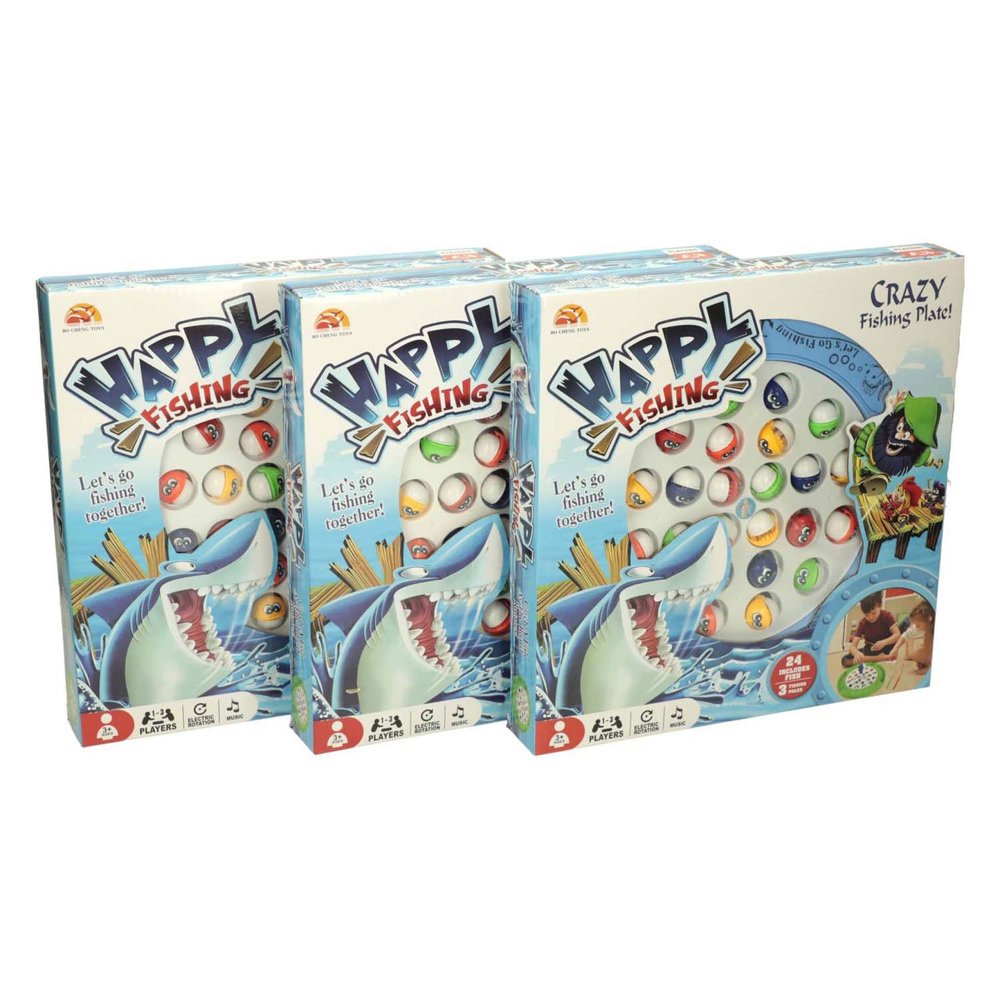 Jeu de pêche magnétique avec musique