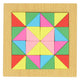 Triangles de tangram en bois