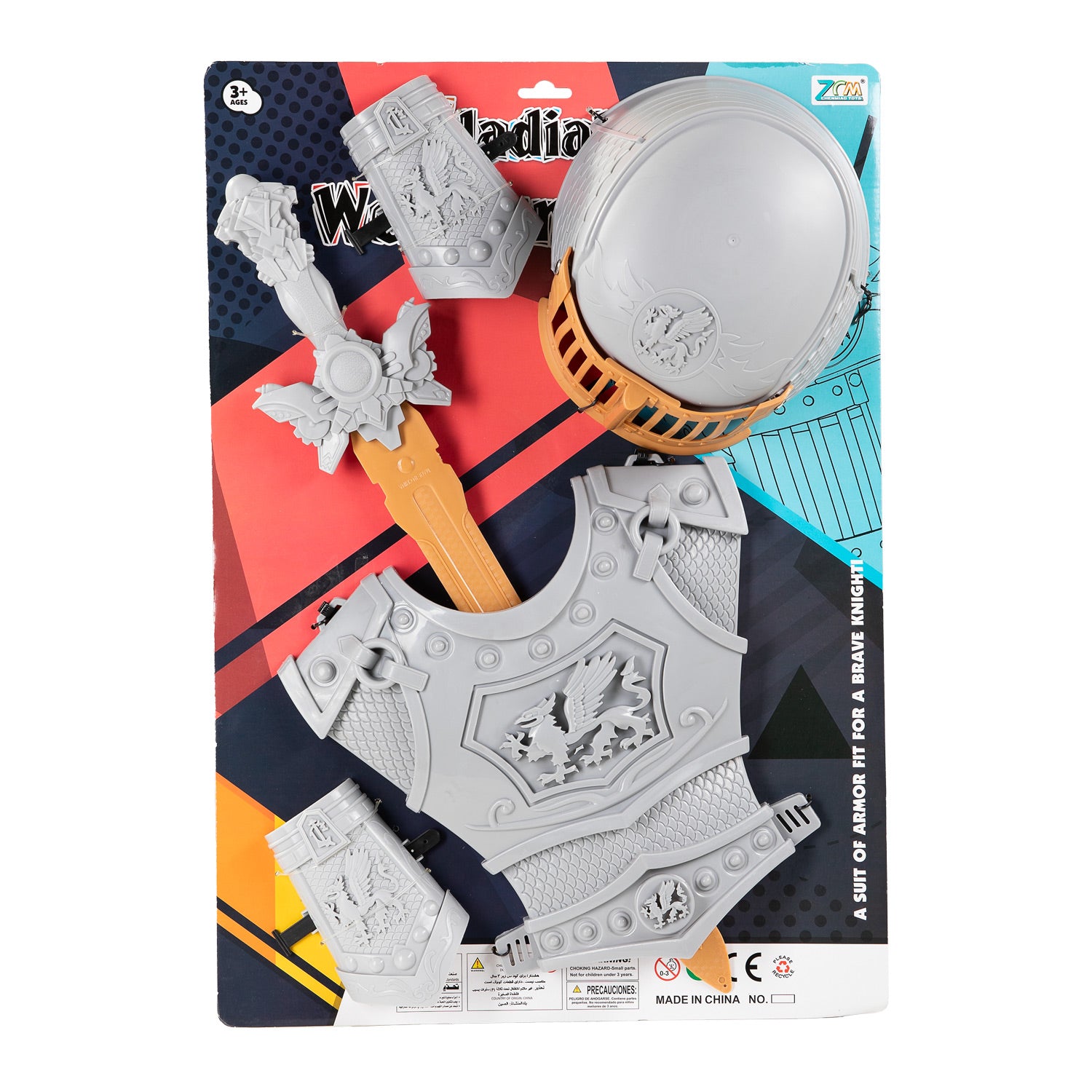 Ensemble d'élimination de Ridder avec casque et épée