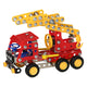 Kit de construction métallique camion-échelle de pompiers, 206 pcs.