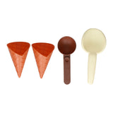 Service à glace au sable, 4 pièces. - afbeelding 1