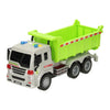 Camion avec camion à basculement avec lumière et son