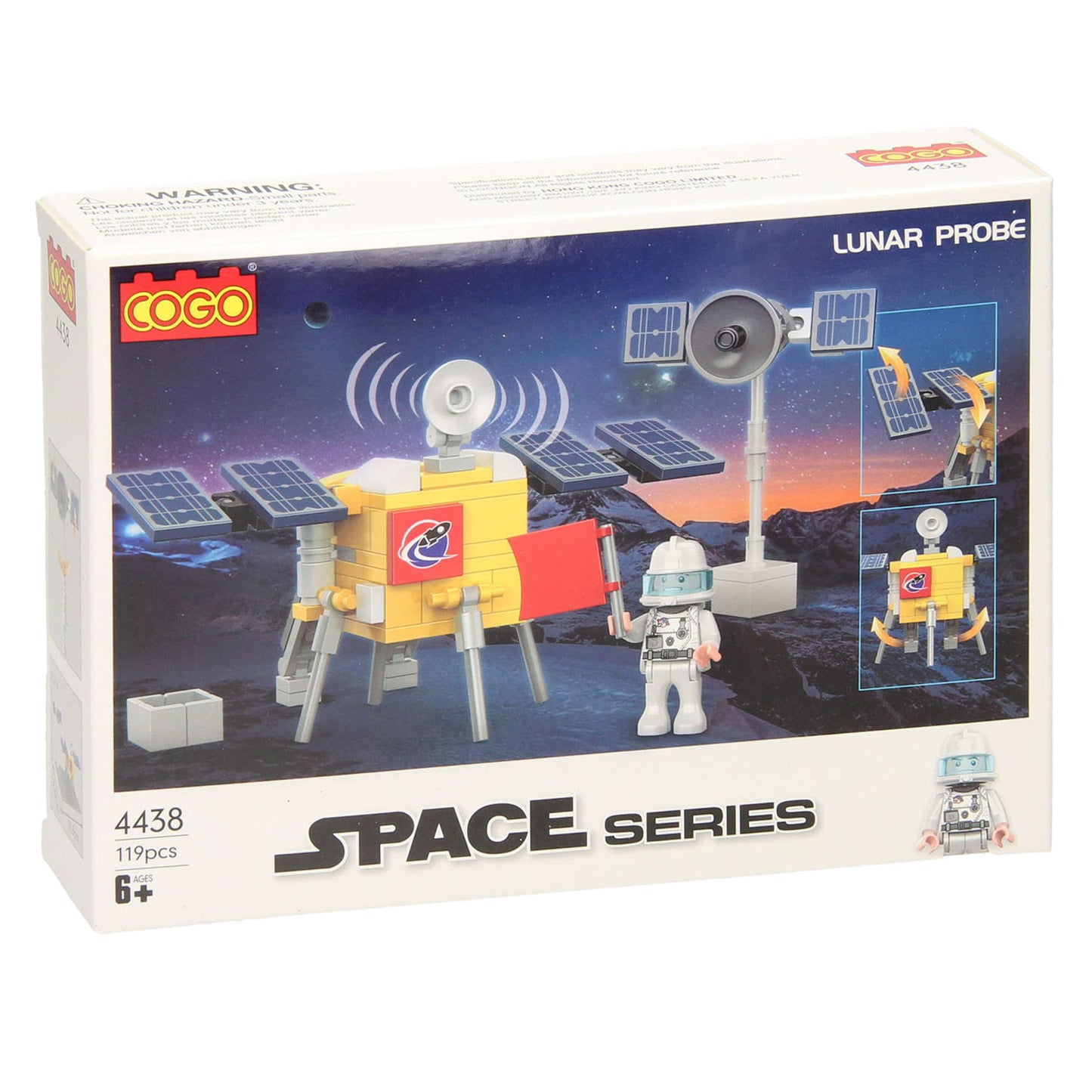 Jeu de construction Mission lunaire, 117 pièces