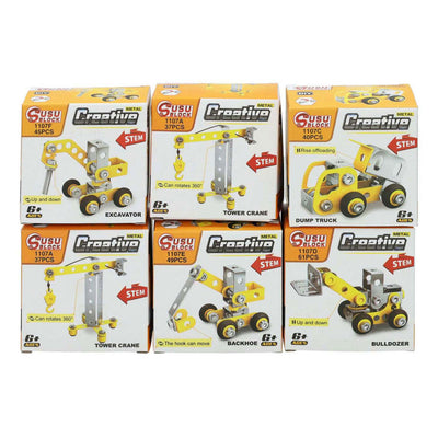 Véhicule de construction en kit de construction métallique