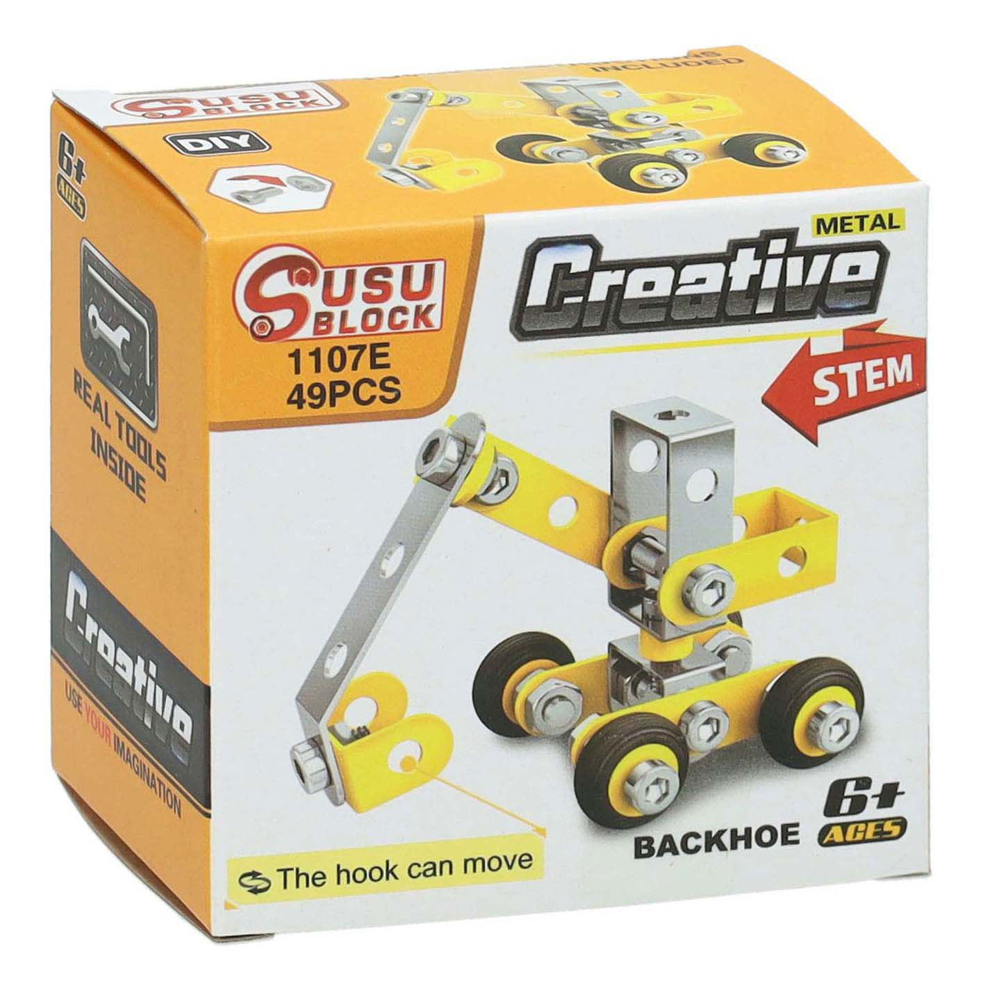 Véhicule de construction en kit de construction métallique