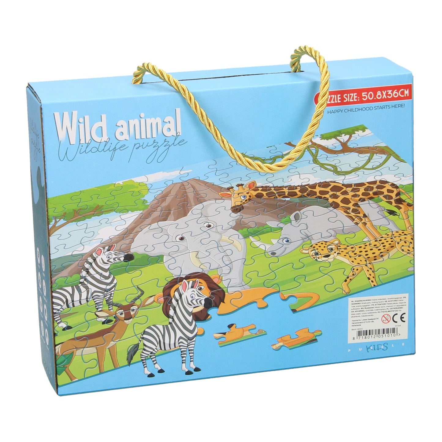 Puzzle des animaux sauvages, 100e.