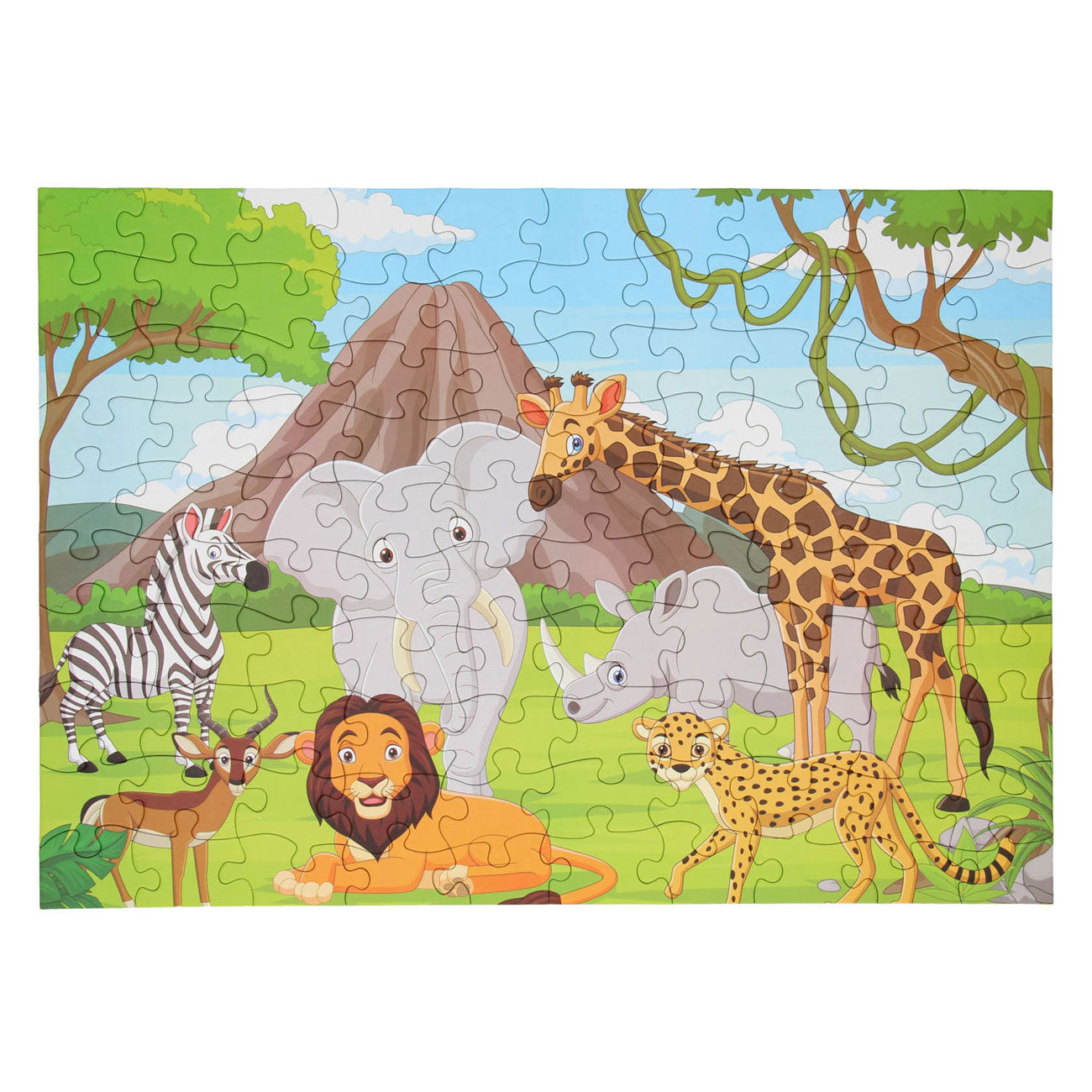 Puzzle des animaux sauvages, 100e.