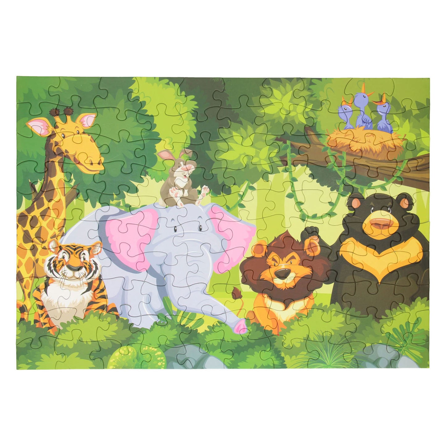 Puzzle des animaux sauvages, 100e.