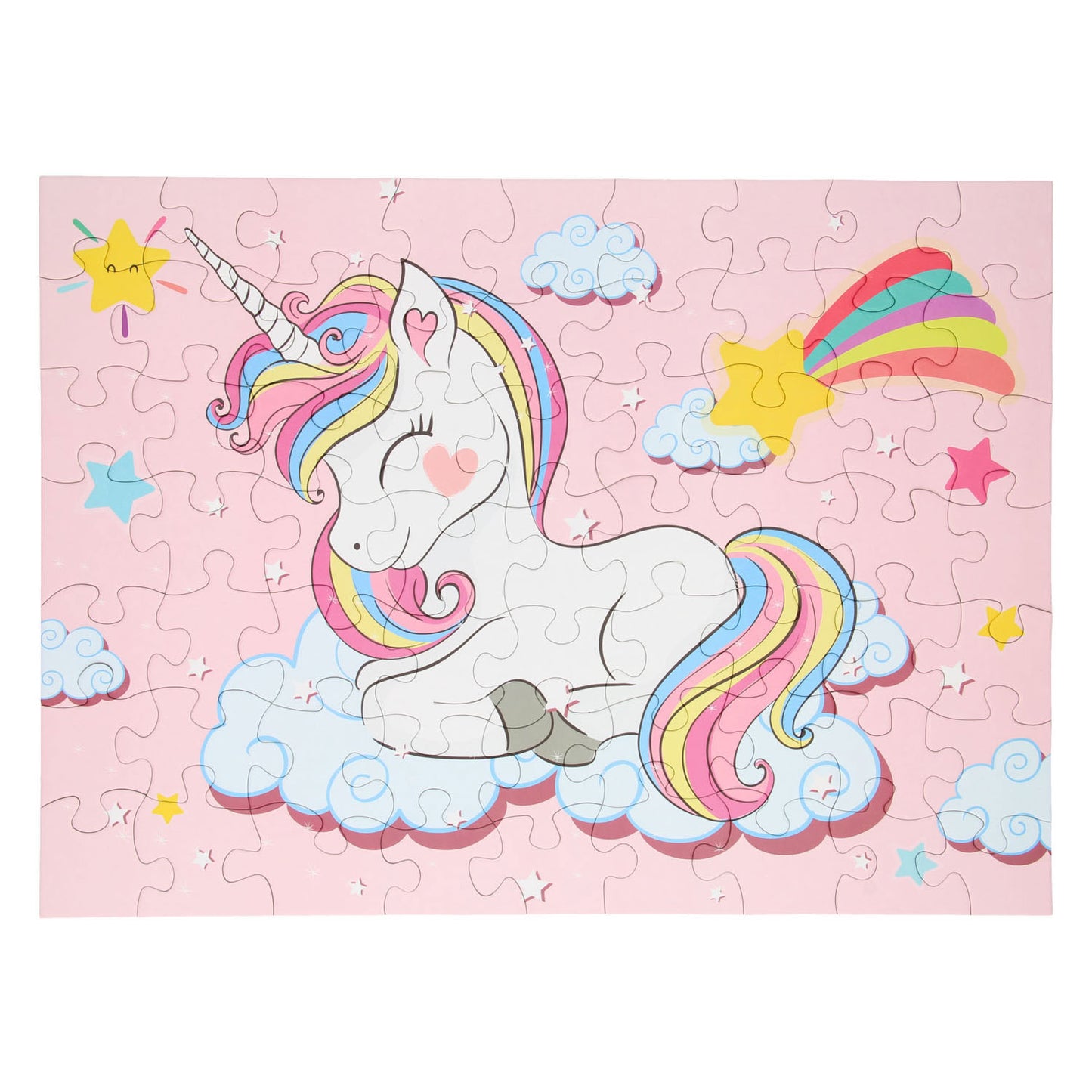 Puzzle licorne de beaux rêves, 63 pièces
