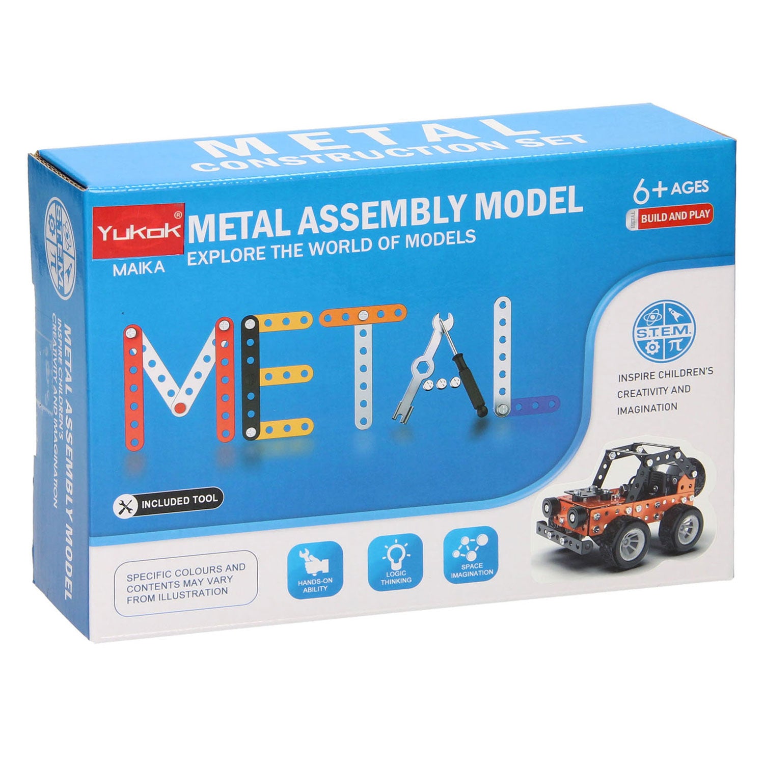 Kit de construction en métal du site de buggy, 164dlg.