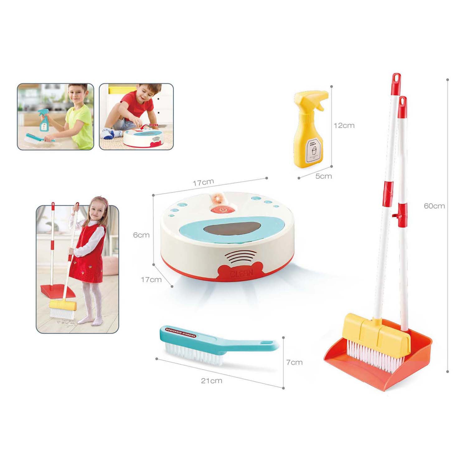 Kit de nettoyage pour jouets - 5 pièces.