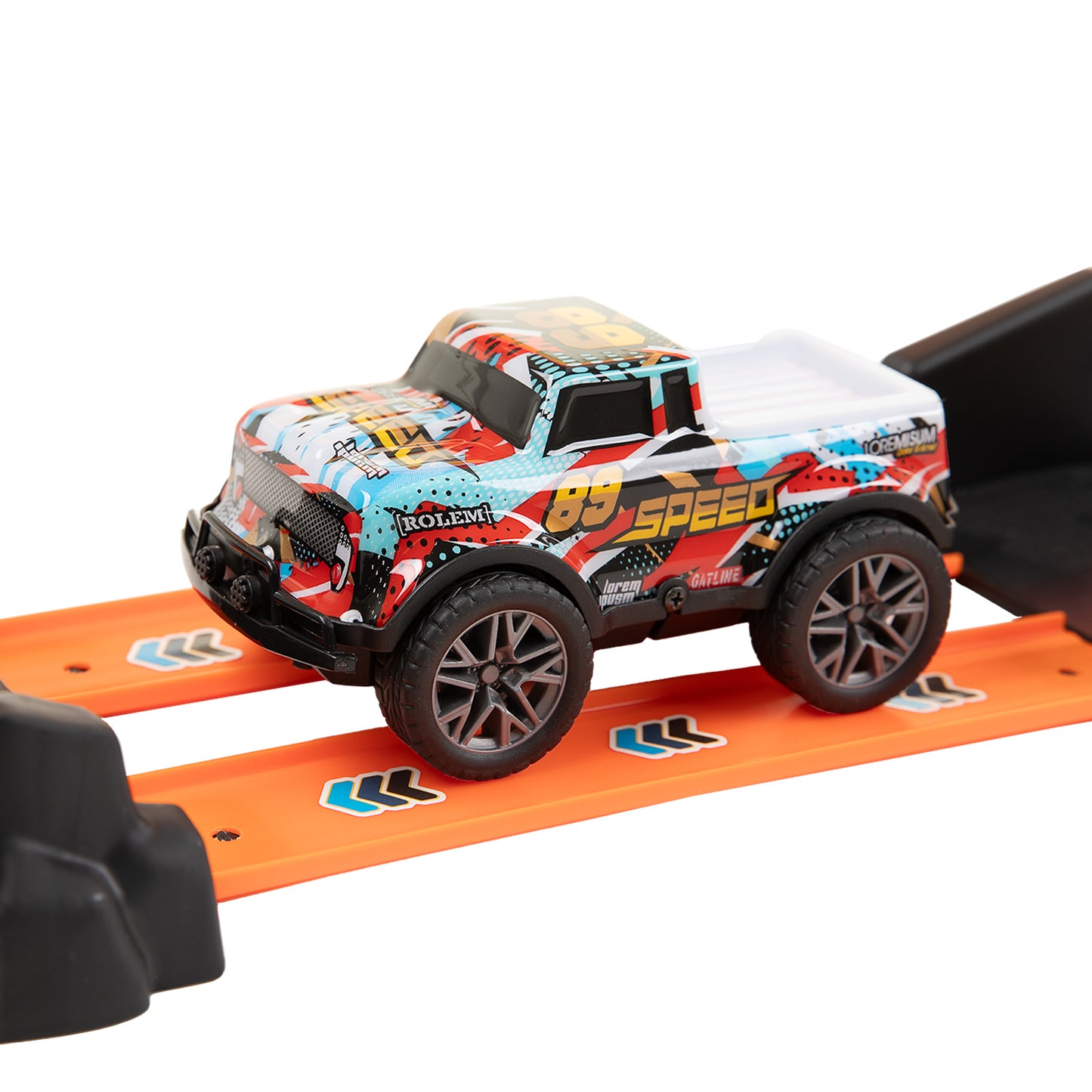 Rampe de lancement de voiture avec pompe à pied