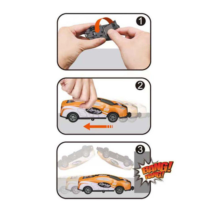 Ensemble de traction arrière pour voiture de course - 4 pcs.