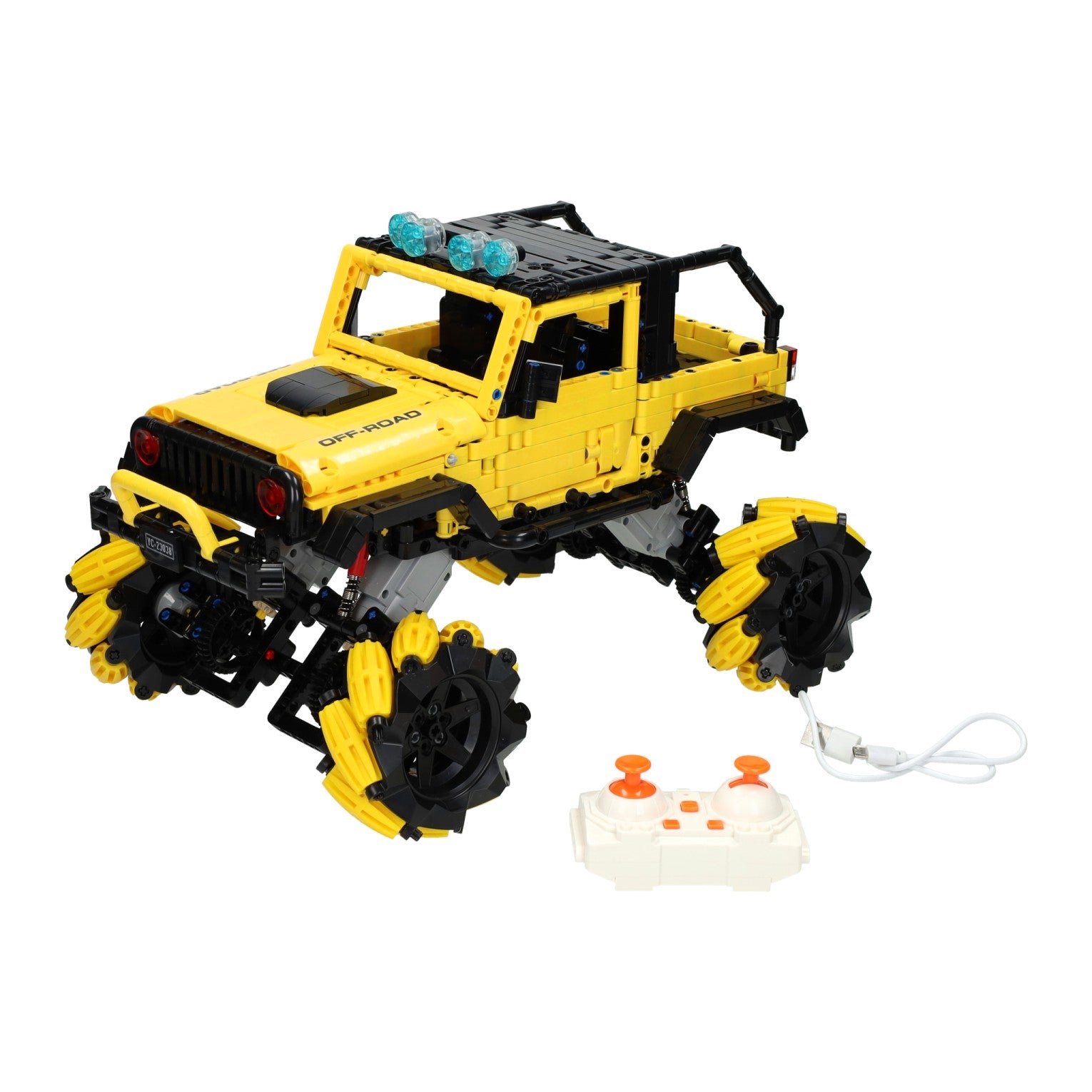 Ensemble de blocs de construction contrôlables Rc Happy build, camionnette – 1490 pièces.
