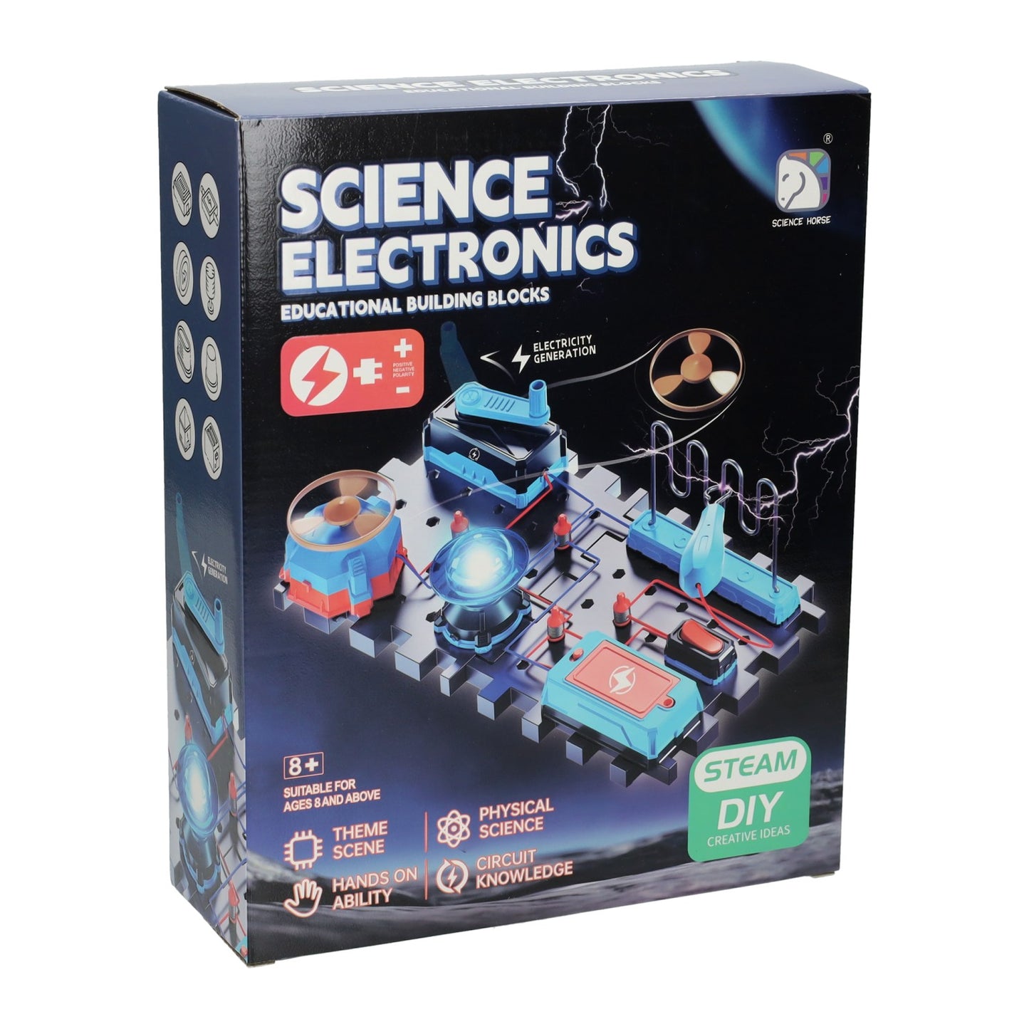 Jeu de construction électrique pour l'électronique scientifique