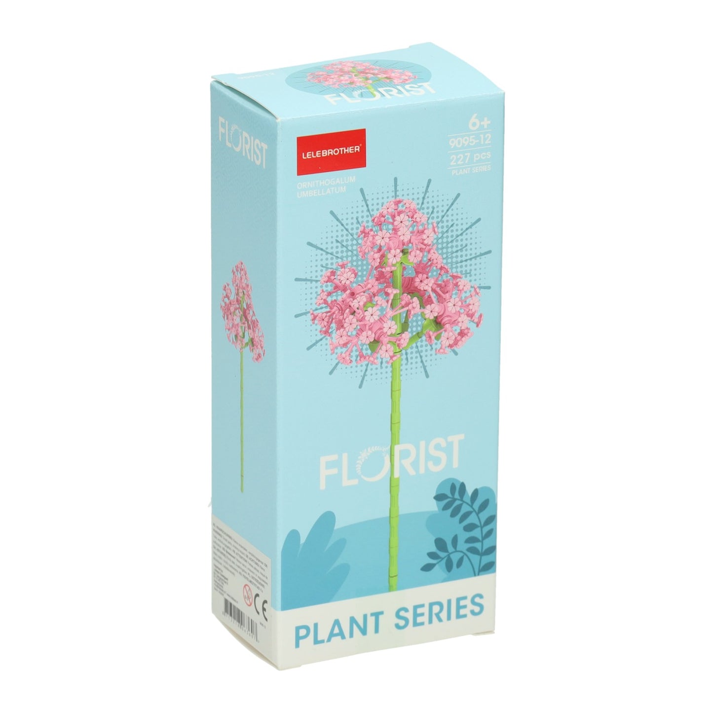 Jeu de construction de fleurs rose - 227 pièces.