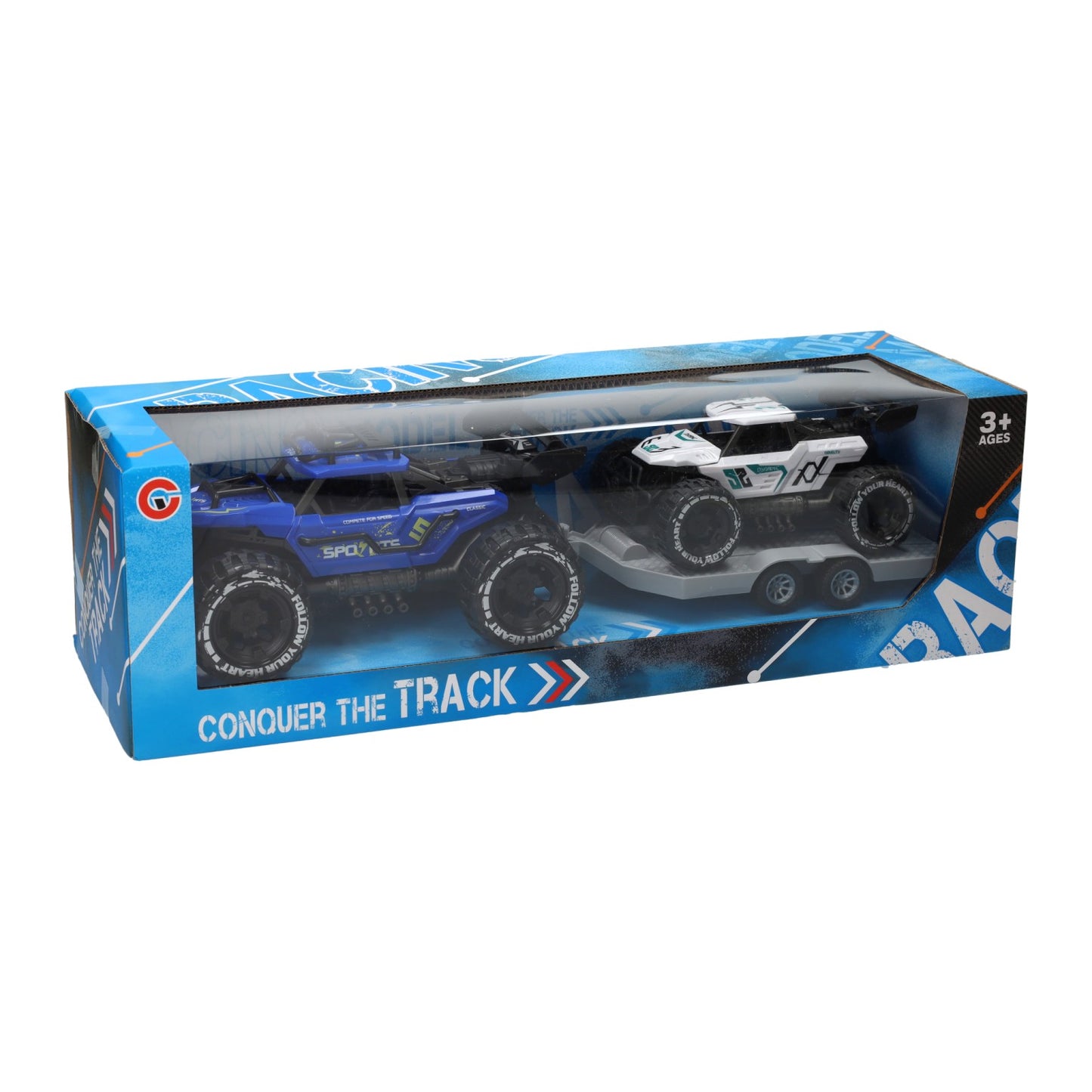 Ensemble de voitures à friction - 3 pièces.