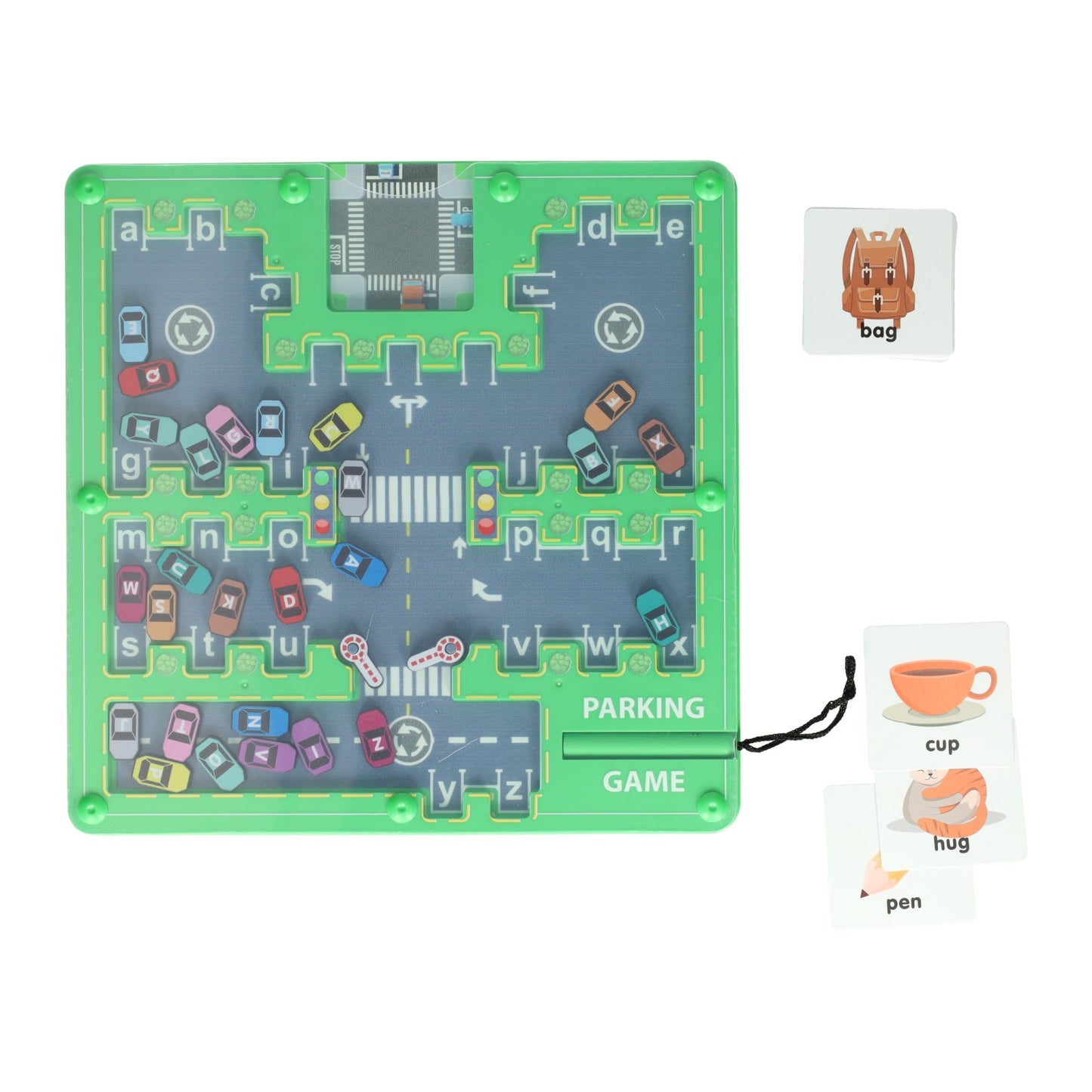Jeu de stationnement magnétique - 49 pcs.