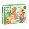 Ensemble d'argile Dino - 6 couleurs d'argile - 19 pcs.